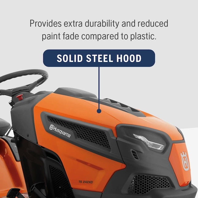Husqvarna TS 242XD 21.5 HP 42-Inch Lawn Tractor with Kawasaki FR Engine and Differential Lock