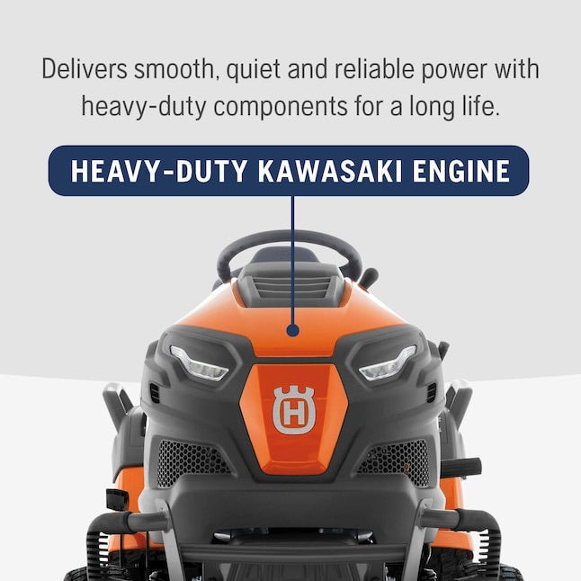 Husqvarna TS 242XD 21.5 HP 42-Inch Lawn Tractor with Kawasaki FR Engine and Differential Lock