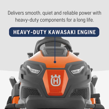 Husqvarna TS 354XD 24 HP 54-Inch Lawn Tractor with Kawasaki FR730V and Electric Differential Lock