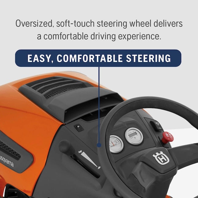 Husqvarna TS 354XD 24 HP 54-Inch Lawn Tractor with Kawasaki FR730V and Electric Differential Lock
