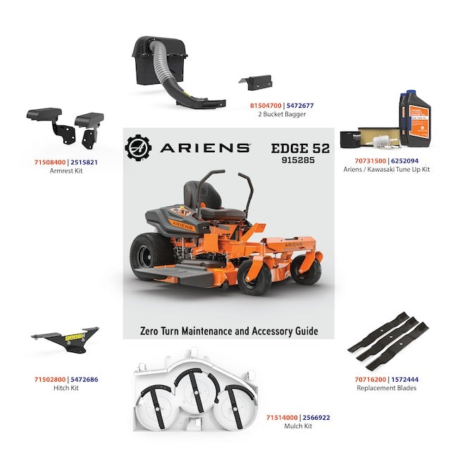 Ariens EDGE 52 23 HP 52-Inch Zero-Turn Mower with Kawasaki FR691V V-Twin