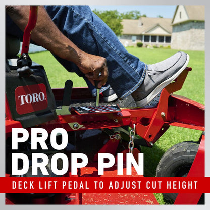 Toro TITAN 60 26 HP 60-Inch Zero-Turn Mower with Kohler 7000 V-Twin, MyRIDE Suspension and IronForged Deck