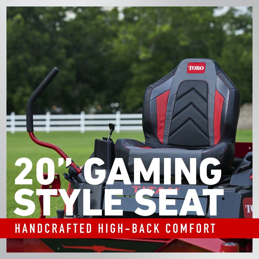 Toro TITAN 60 26 HP 60-Inch Zero-Turn Mower with Kohler 7000 V-Twin, MyRIDE Suspension and IronForged Deck