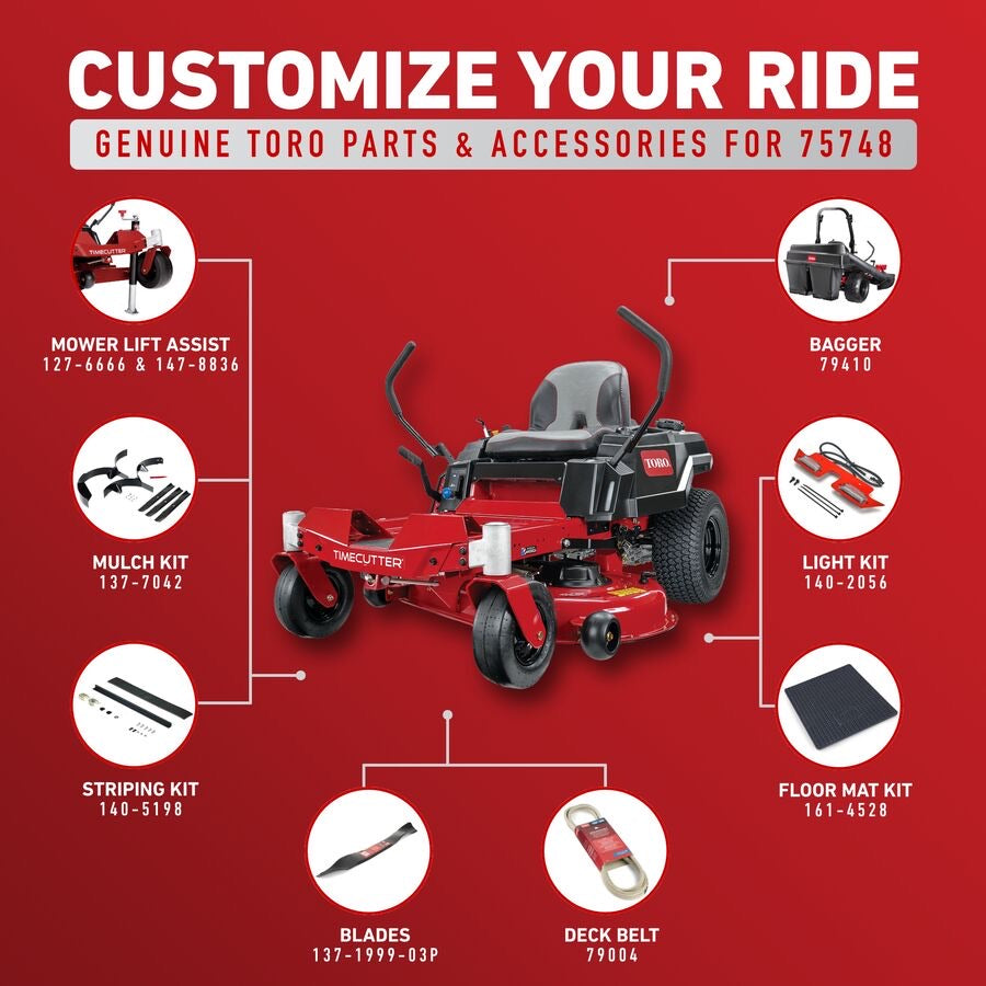Toro TimeCutter 42 22 HP 42-Inch Zero-Turn Mower with Toro V-Twin and Smart Speed