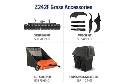 Husqvarna Z242F Special Edition 21.5 HP 42-Inch Zero-Turn Mower with Kawasaki FR Series V-Twin
