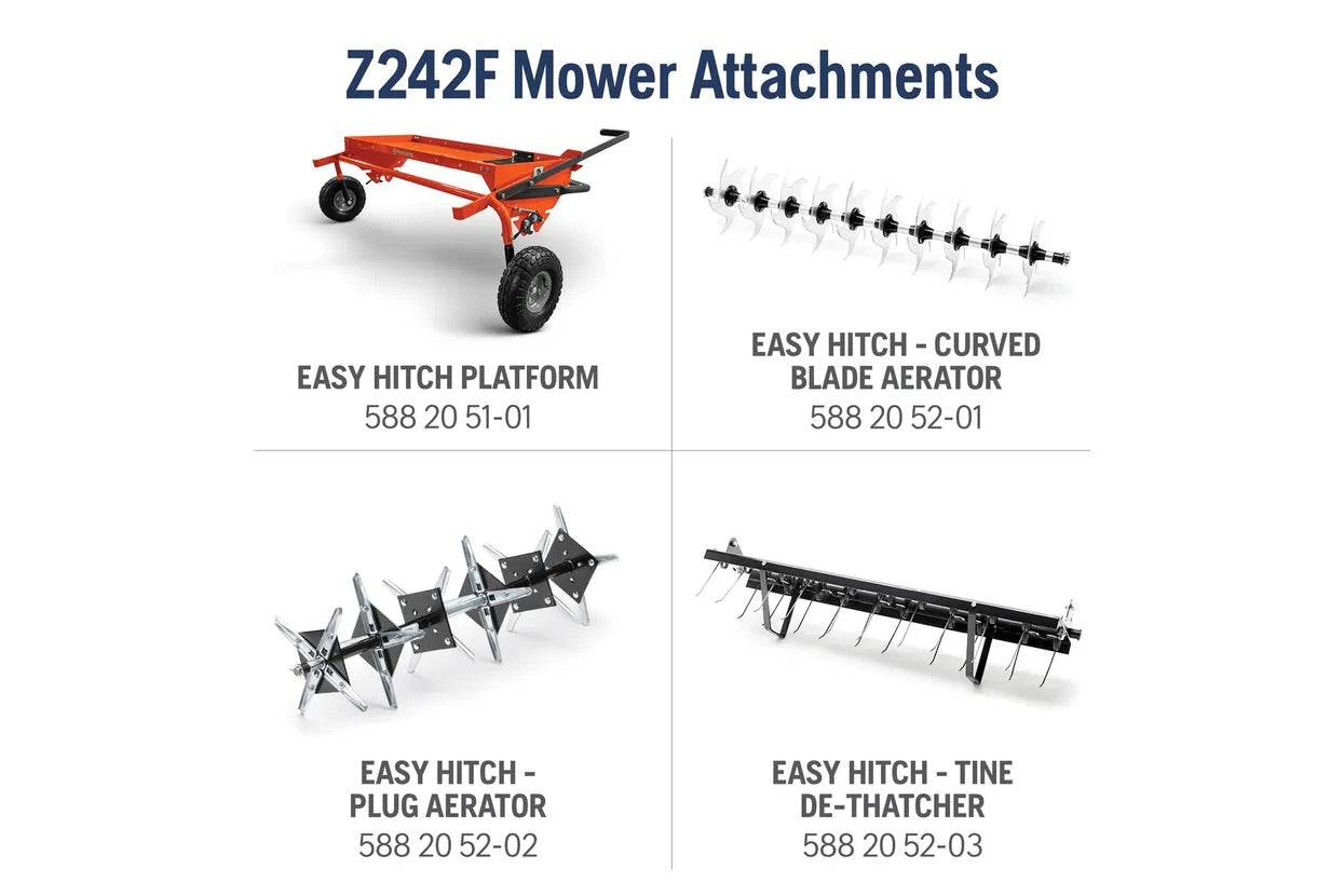 Husqvarna Z242F Special Edition 21.5 HP 42-Inch Zero-Turn Mower with Kawasaki FR Series V-Twin