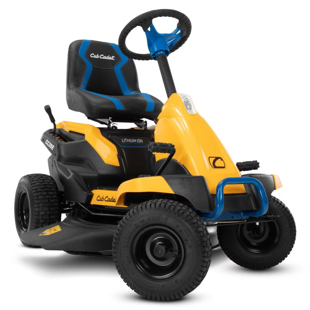 Cub Cadet CC30E 56V 30-Inch Electric Riding Lawn Mower with Lithium-Ion Battery