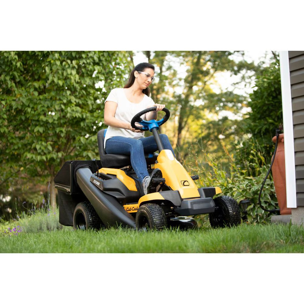 Cub Cadet CC30E 56V 30-Inch Electric Riding Lawn Mower with Lithium-Ion Battery