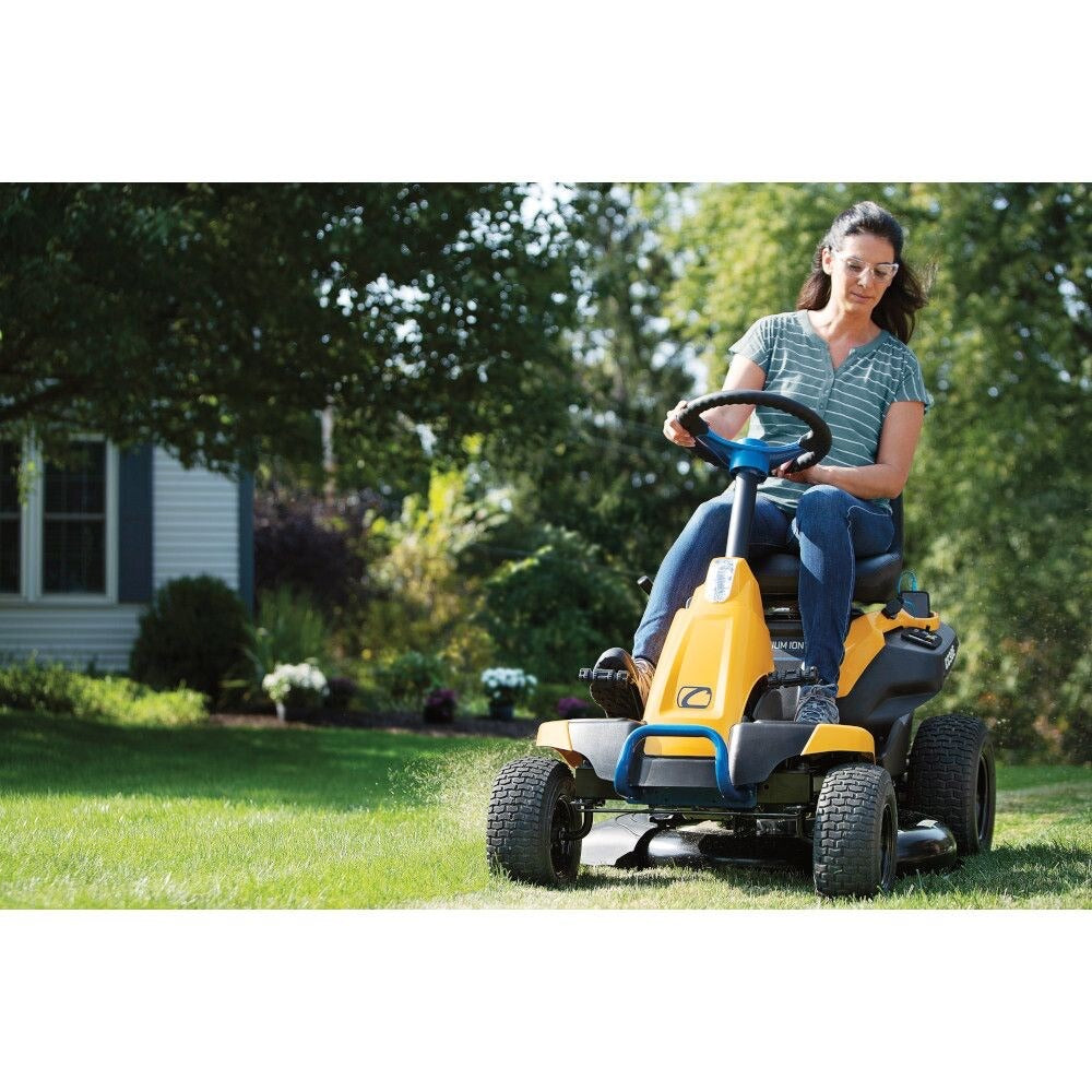 Cub Cadet CC30E 56V 30-Inch Electric Riding Lawn Mower with Lithium-Ion Battery