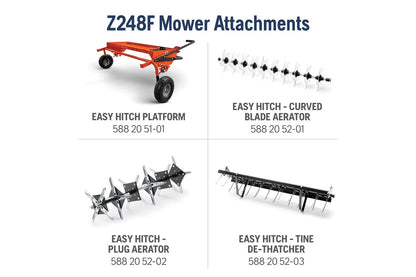 Husqvarna Z248F Special Edition 21.5 HP 48-Inch Zero-Turn Mower with Kawasaki FR Series V-Twin